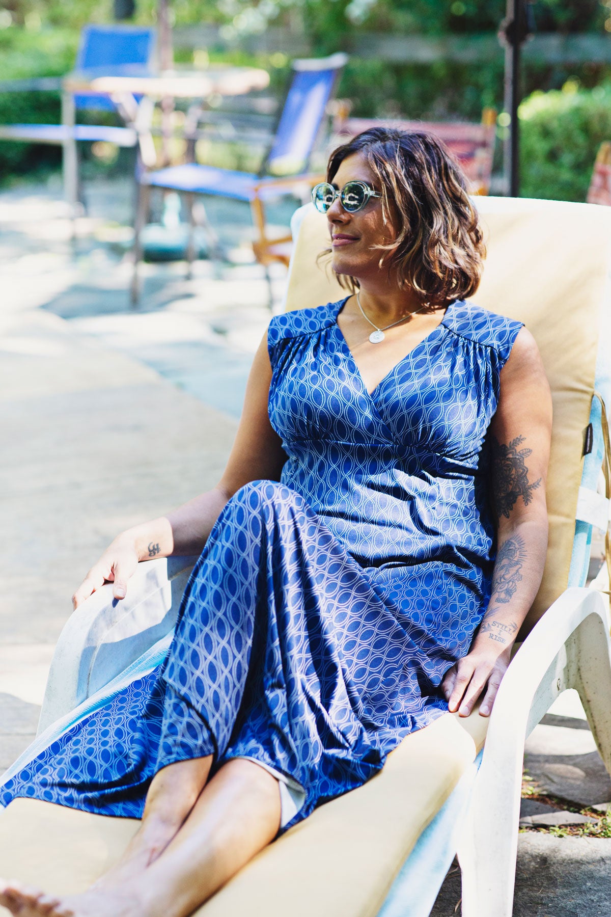 Nadine Dress in Wave Runner by Karina Dresses