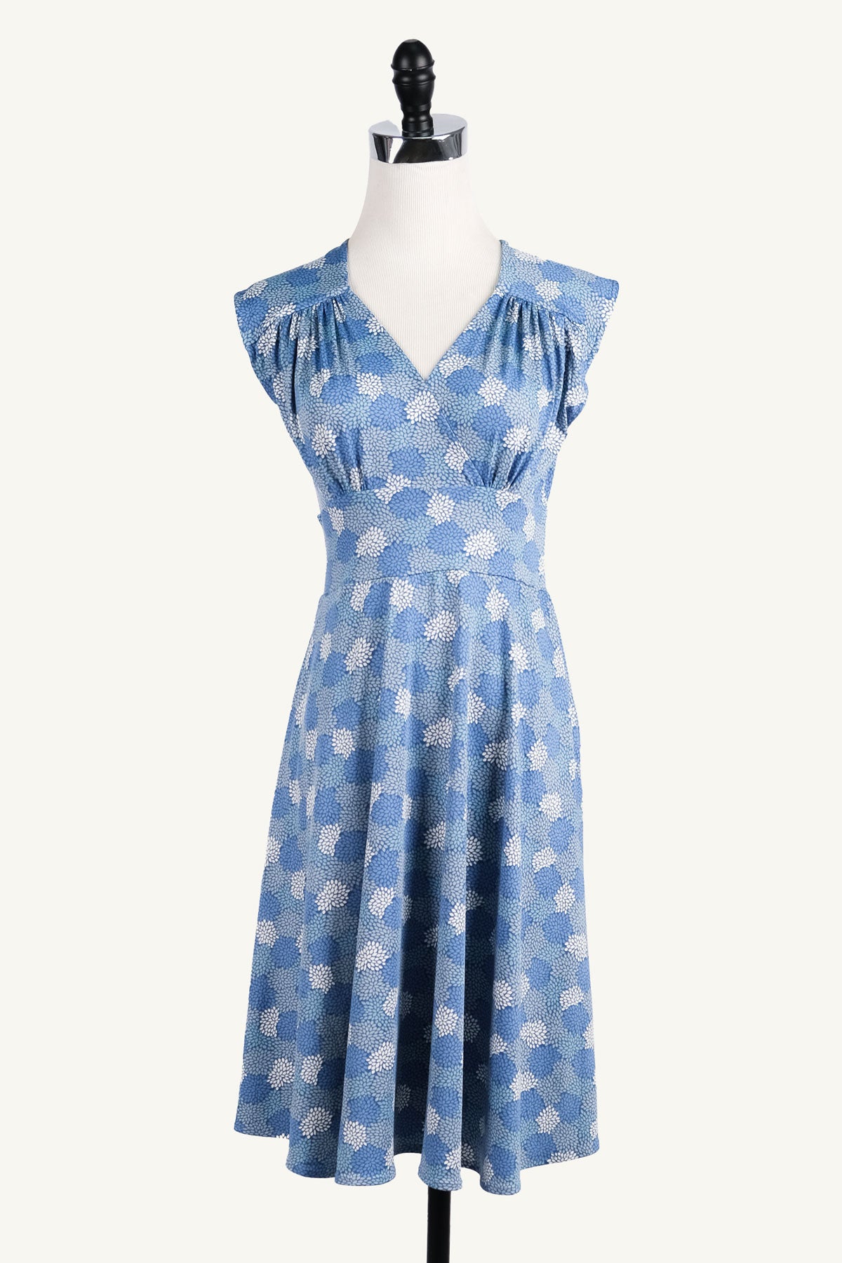 Nora Dress - Blues in Bloom