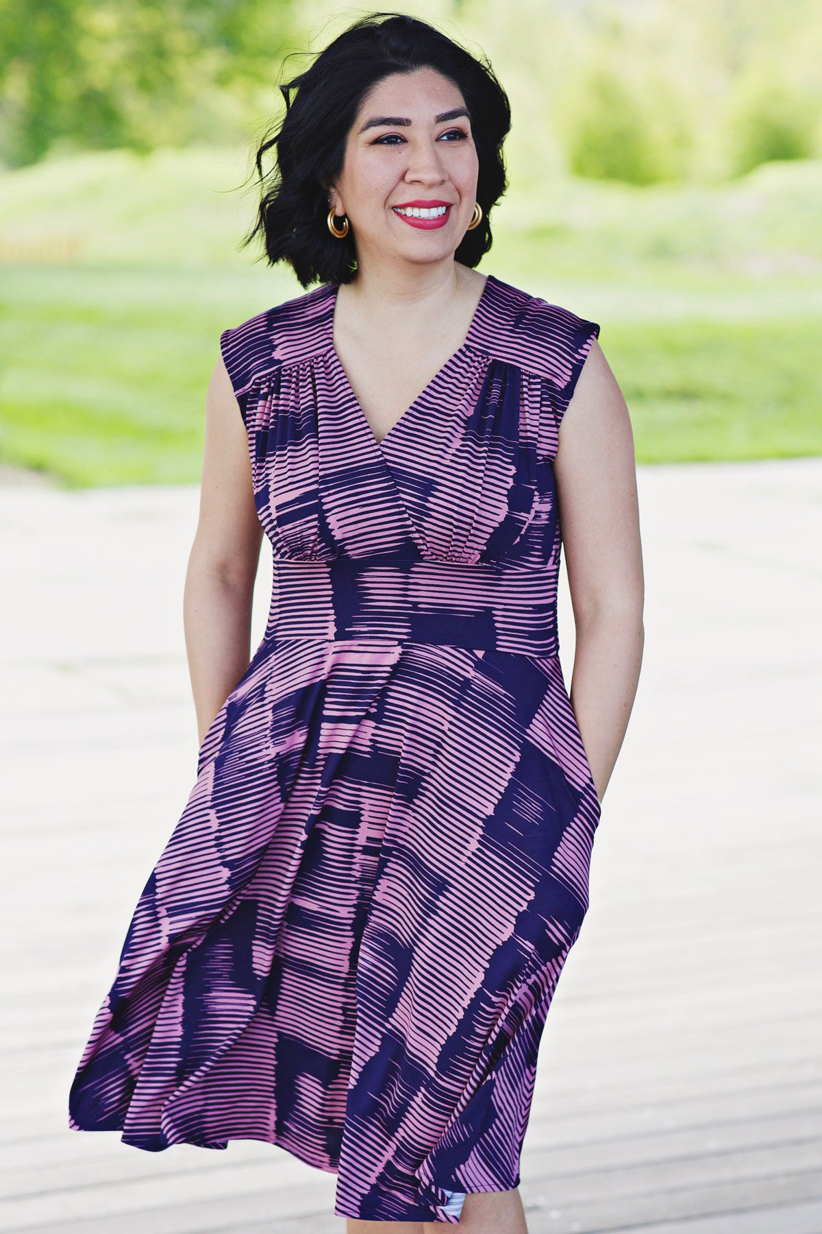 Nora Dress in Dusk till Dawn by Karina Dresses