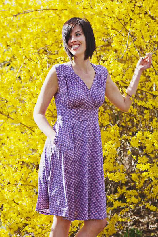 Nora Dress in Lady Lilac by Karina Dresses
