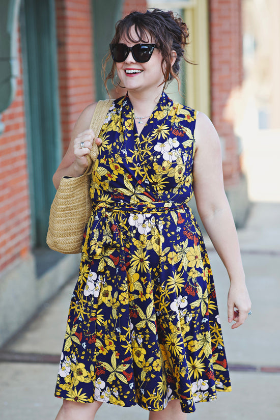Ruby Dress in Golden Garden by Karina Dresses