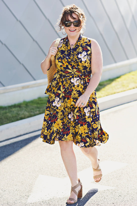 Ruby Dress in Golden Garden by Karina Dresses