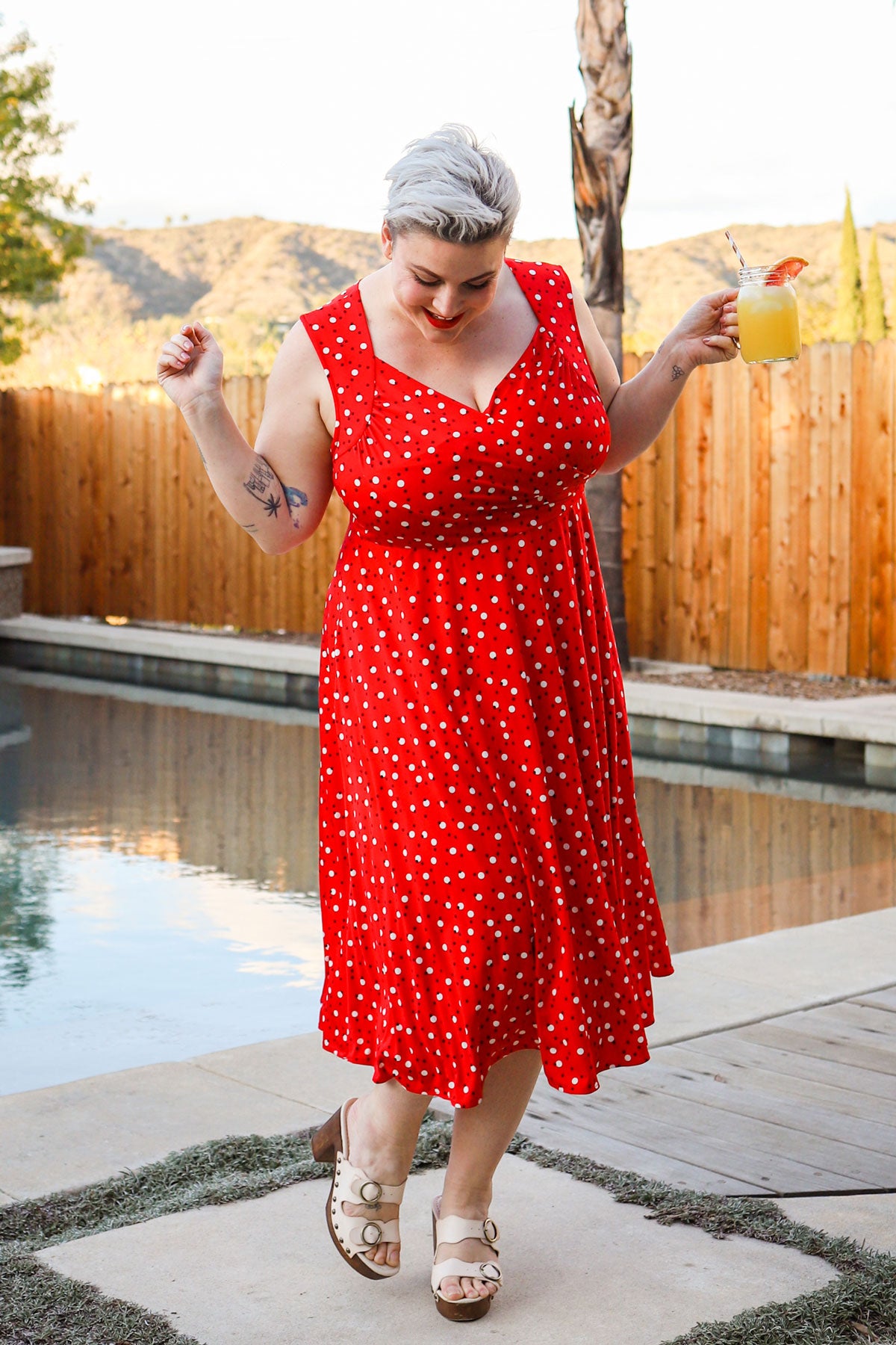 Tara Dress in Cosmo by Karina Dresses