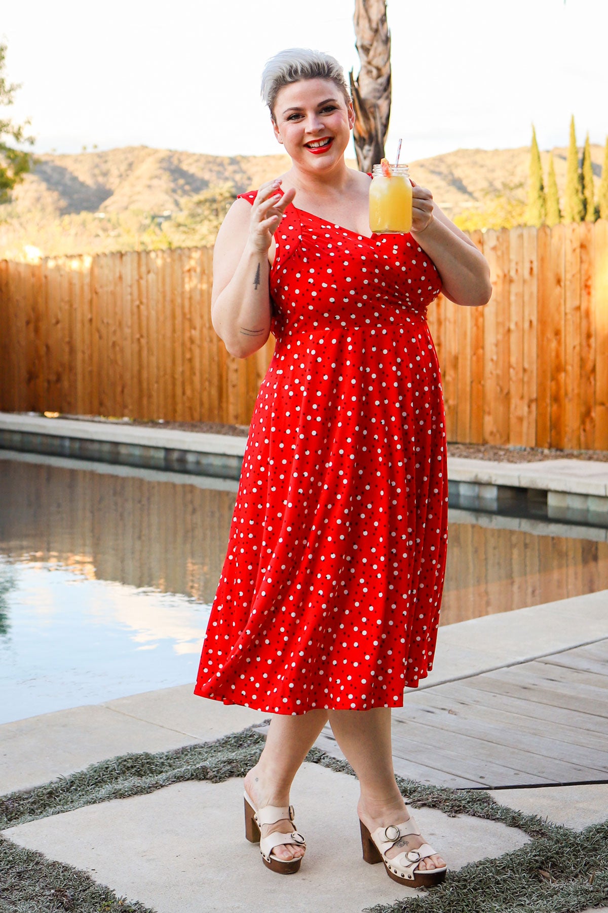 Tara Dress in Cosmo by Karina Dresses
