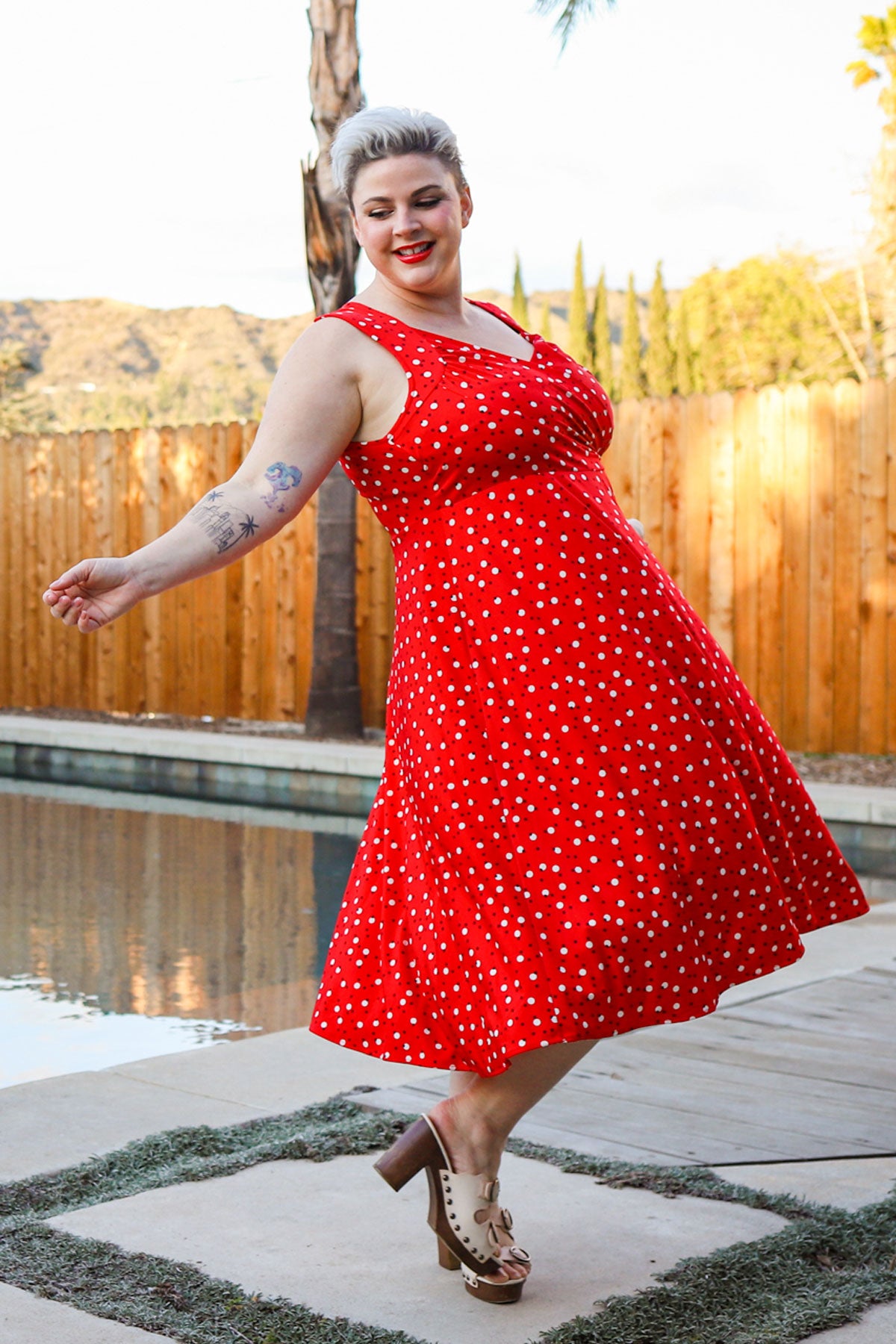 Tara Dress in Cosmo by Karina Dresses