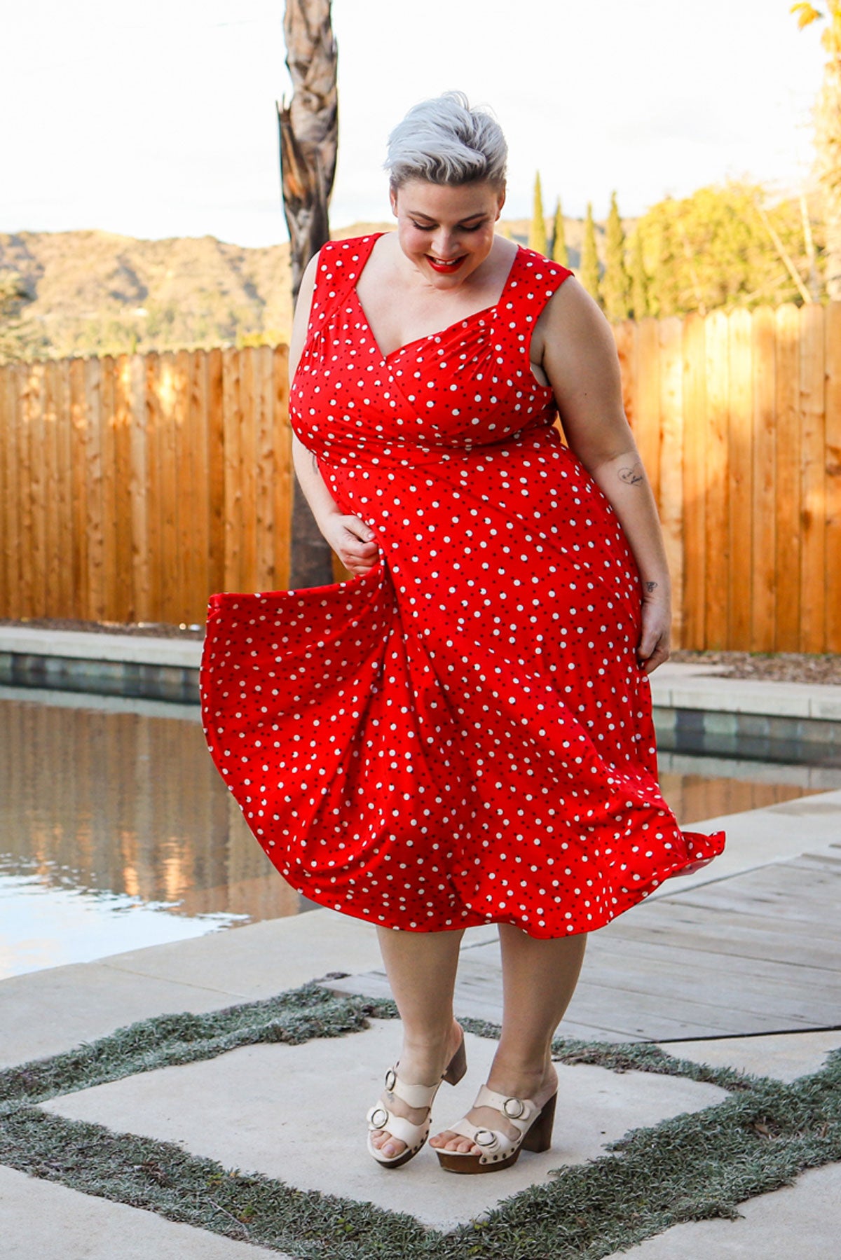 Tara Dress in Cosmo by Karina Dresses